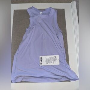 Bnwt lululemon jersey training tank size 2 serene blue